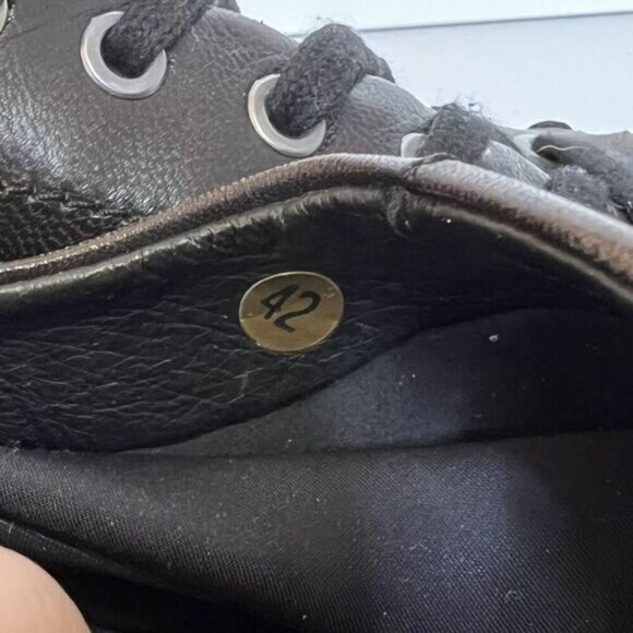 Matteo Sport Brown Leather & Neoprene Lined Lace Up Sneaker - Picture 8 of 8